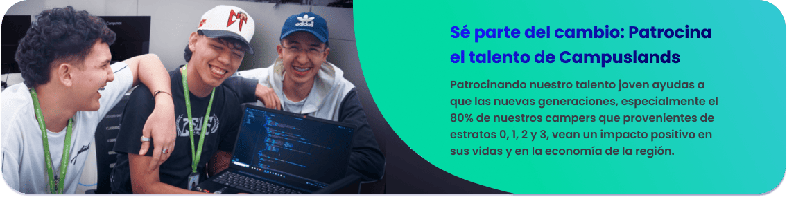 Campers de Campuslands con mensaje de transformación social a través de la tecnología